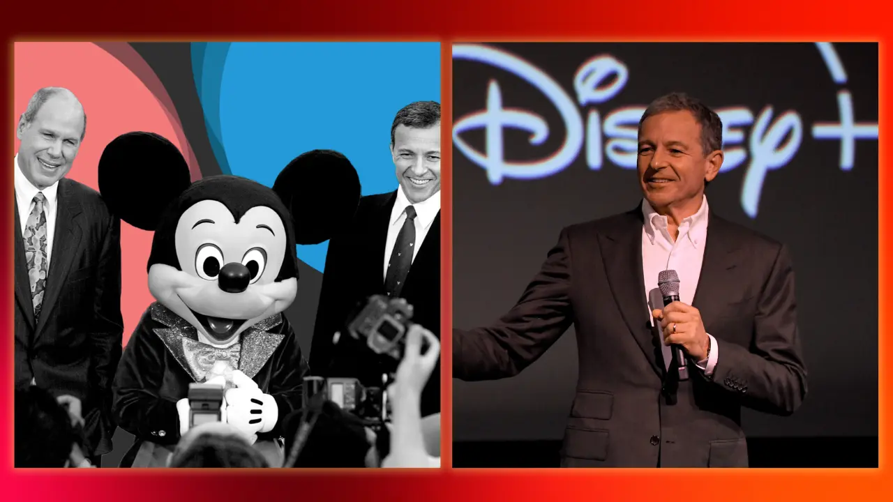 Bob Iger Disney turnaround analysis showing streaming, movies, parks, ESPN and leadership transition themes